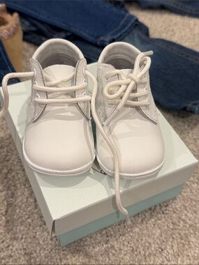 Angel Cream Lace-Up Baby Walkers